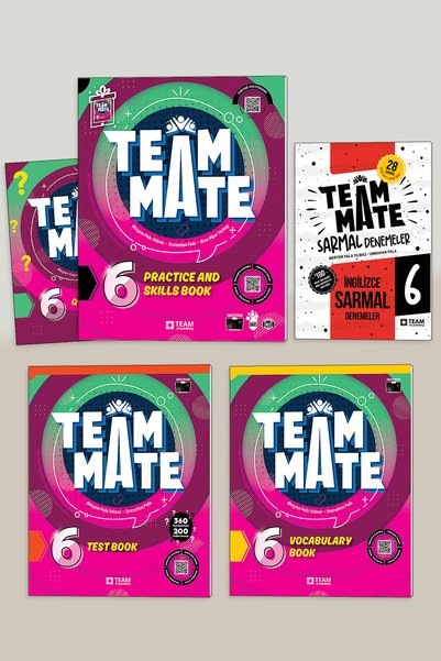 TEAM ELT PUBLISHING 2026 Güncel Baskı TeamMate 6 Practice(Quizzes Hediyeli)+T...