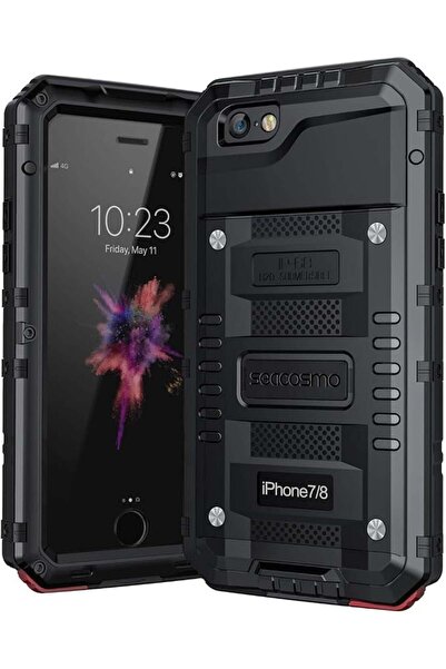 mucize حافظة مدرعة مقاومة للماء والصدمات متوافقة مع iPhone 7 / 8 وفقًا لمعيار...
