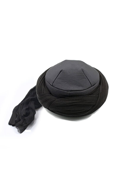SARIKHANE YÜKSEK TEKNOLOJİ MAKİNE SARIMI Domed Sarık - Black Fabric - Black S...