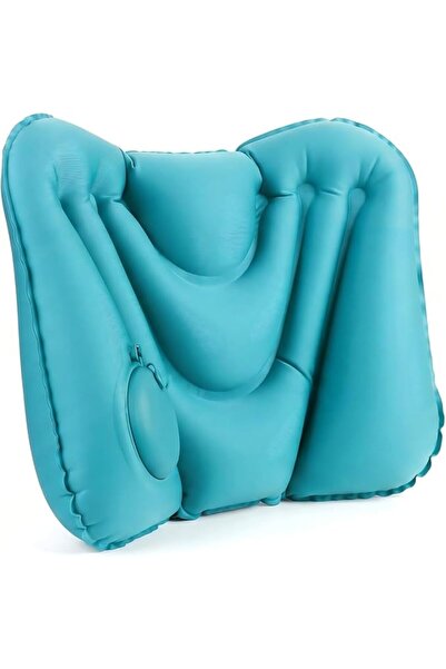 Generic Inflatable Lumbar Support Cushion with Built-in Push Pump - 20s Fast ...