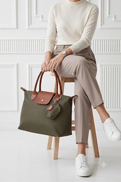 Gogoey Soft Canvas Parachute Fabric Voluminous Women's Hand and Shoulder Bag