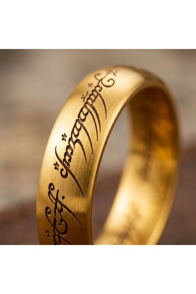 Tek Yüzük Dekoratif Biblo – Orta Dünya Temalı Fantastik Dekor Ürünü - 10 cm