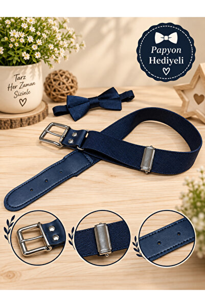 Algitsin O L A Children's Elastic Belt + Bow Tie Gift