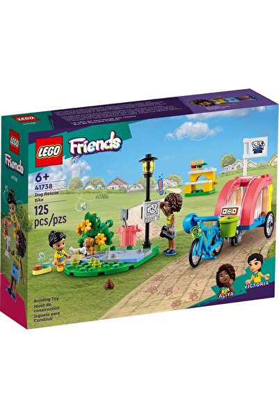 LEGO مجموعة ألعاب بناء دراجة إنقاذ الكلاب فريندز 41738