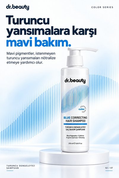 Dr.Beauty Blue Shampoo - Anti-Orangeing