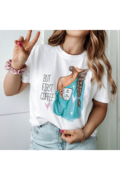 Orielle Tricou Blue Coffee