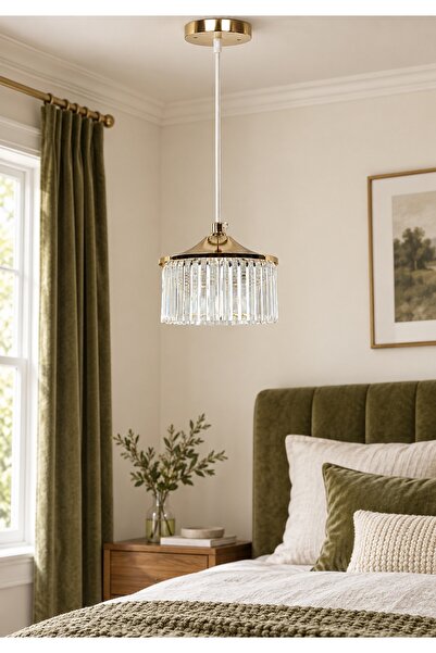 Generic Brand Gold Color Led 9W 3 Light Colors Pendant Ceiling Light