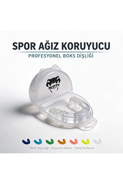Genel Markalar Boks Dişliği Şeffaf Silikon Ağız ve Diş Koruyucu - Muhafaza Ku...