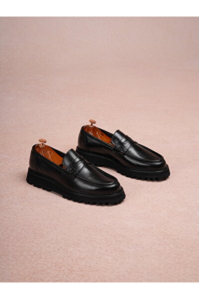 PAREZ Classic Genuine Leather Eva Sole Shoes