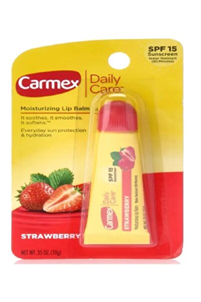 Carmex Lip Balm Everyday Lip Care Strawberry Flavor Spf15 4.25g