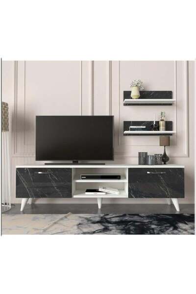 SAHABA Geacles Tv Table, 150 CmTurkish Home TV Stand, Media Storage Table, Li...