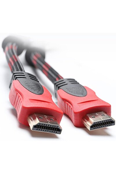 1.5 Metre HDMI Kablo Örgü Sargılı Dayanıklı Full HD Televizyon/Monitör/TV Hdmi Kablosu/Uydu Alıcısı
