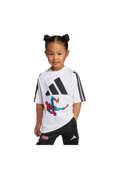 adidas Αθλητικά ρούχα LK MRVL SM T JM0806 Λευκό