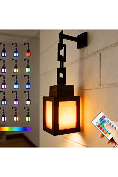 GENERAL فانوس ABUDA المزخرف، إضاءة LED بـ 16 لونًا