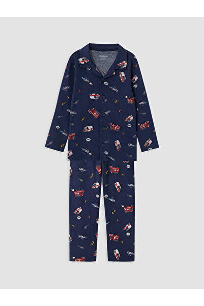 LC Waikiki Timeless Clothing & Timeless Choices Shirt Roba Collar Boys' Pajam...