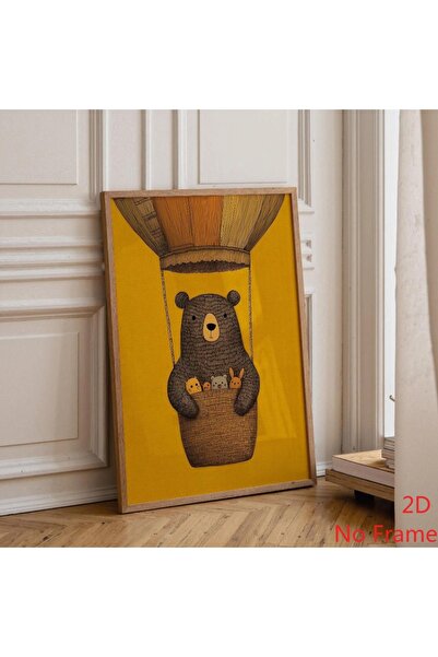 Generic Brand 1pc Bear Hot Air Balloon Cute Nursery Animal Scandinavian Kids ...