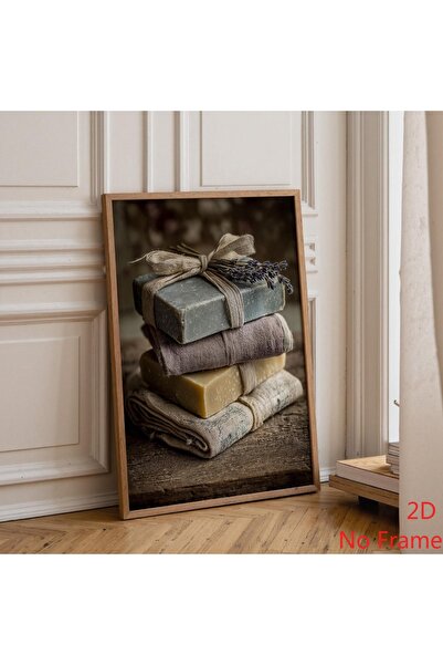 Generic Brand 1pc Lavender Soap Photography French Cottage Laundry Room Canva...
