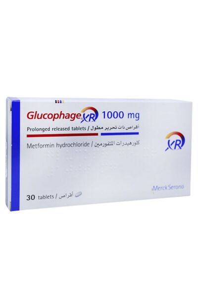 MERCK Glucophage XR 1000mg 30's Tablets