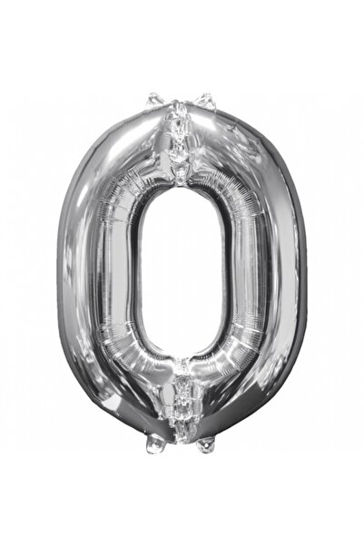 AVOCADO Balon din folie cifra 0, 40 inch, 2 culori în asortiment
