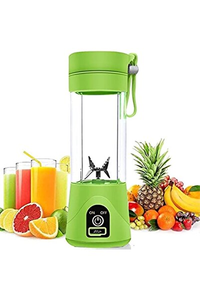 Generic Electronic Machine Mini Manual Portable Fruit Juicer Blenders Cup 4 B...