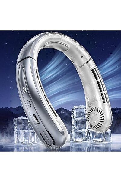 Xkimos Portable Neck Fan,[12H Max Cooling Time] 100Level Wind Speed Hands Fre...