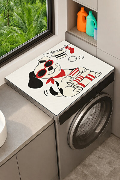 Valerine Life Clothes Dryer Top Organizer Mat Liquid-Proof Cover Havalı Köpek