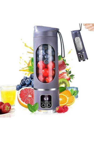 Yighlima Portable Personal Electric Juicer, 450ML Mini Blender For Shakes and...