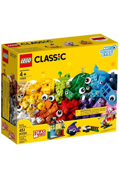LEGO ®   مكعبات بناء كلاسيكية للأطفال 11003 (451 قطعة)