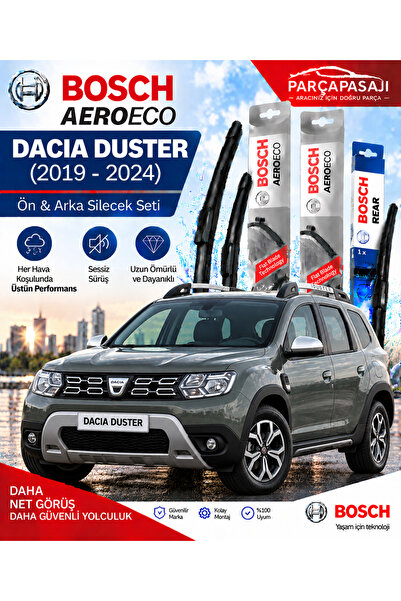 Bosch Dacia Duster Ön Arka Silecek (2019-2024) Aeroeco