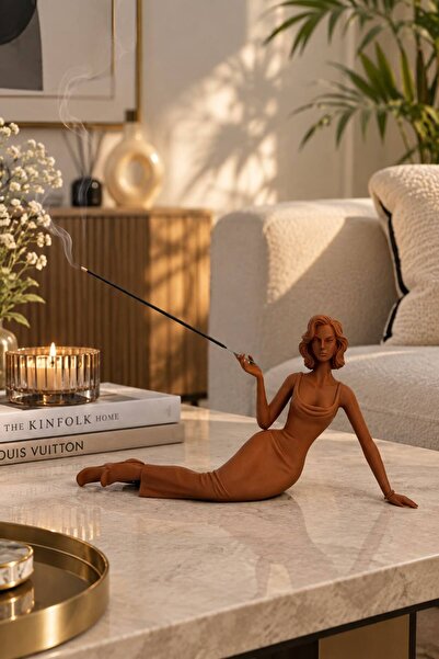 FEİN TASARIM 3D Dekoratif Modern Kadın Figürlü Tütsülük
