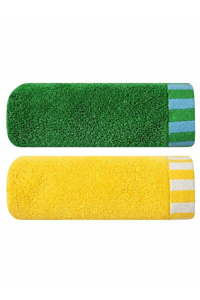 Mudo Concept Nova Hand Towel Set of 2 Yellow Green
