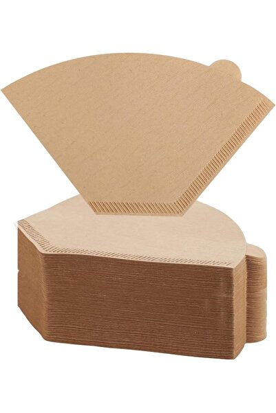 ALMEKAQUZ 100 PCS Coffee Filter #2,Unbleached Cone Disposable Paper