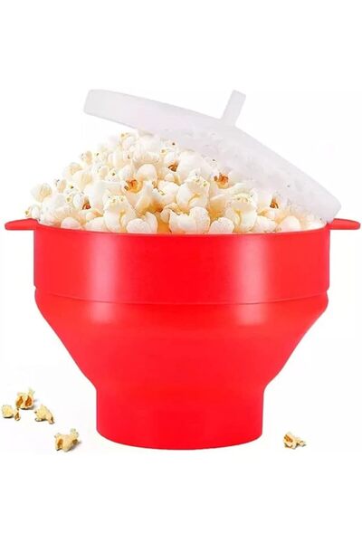 Generic وعاء الفشار المصنوع من السيليكون للميكروويف مع مقابض، وعاء فشار قابل ...