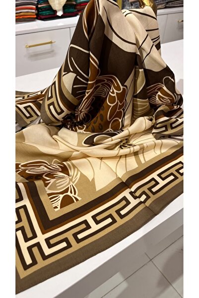 Sisley Floş Viscose Scarf – Shiny Textured, Stylish and Elegant