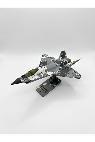 TREDO Su-75 Checkmate Savaş Uçağı Maketi – Standlı 3D Baskı Uçak Figürü Sök-T...