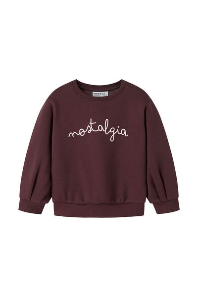 Name it NMFOVI LS SWEAT NREG BRU BF 13247288-4836938 Μπορντό