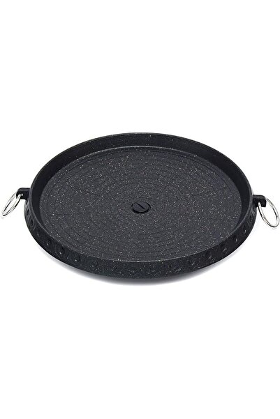 Generic 12 Inch Korean Barbecue Nonstick Plate Grill Pan Maifan Stone Round C...