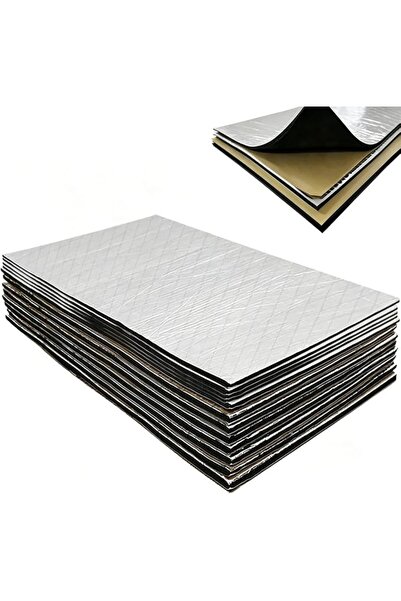 Generic Car Sound Deadening Mat 12 Pack 10mm Auto Audio Deadener Foam, Heat I...