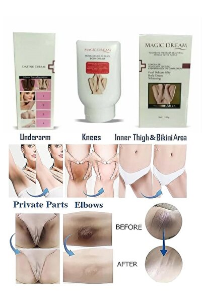 MD Magicderm Vücut Kararmalarına Son, Vücüt Beyazlatıcı, Cilt Renk Tonu Acıcı...