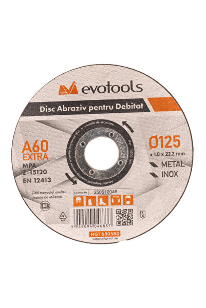Evotools Disc Abraziv de Debitat EvoTools, Diametru 355mm, Granulație A36, 3 —