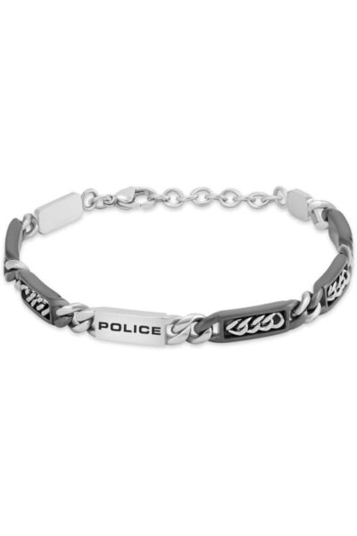 Police Grainline Link Chain Stainless Steel Bracelet for Men