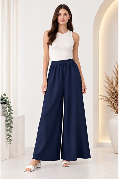 Sentez 5561 Logos Wide Leg Pants