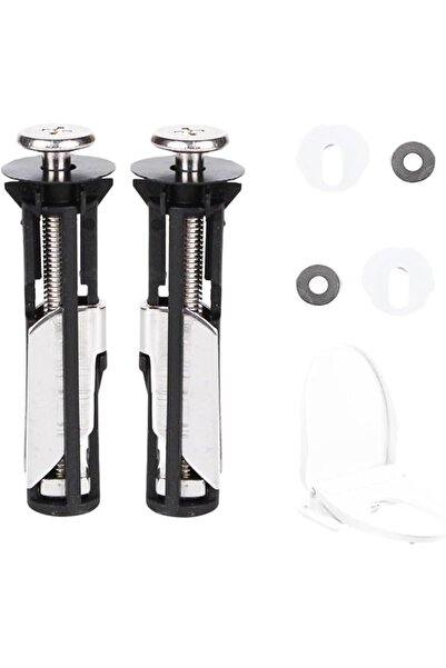 TERRIFI 2 Pcs Universal Toilet Seat Bolts and Screws Replacement Kit, Heavy D...