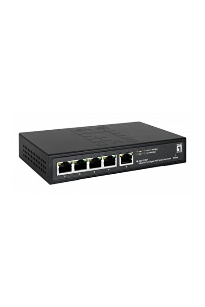 LEVEL ONE Διακόπτης LEVELONE GES-2105P 5 θυρών Gigabit PoE Smart Lite Μαύρο