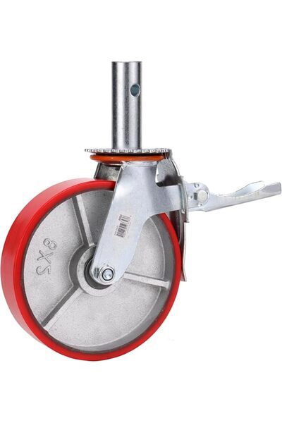 Bmb 8-Inch Heavy Duty Swivel Caster Wheel with Brake - 350kg Load Capacity Sm...