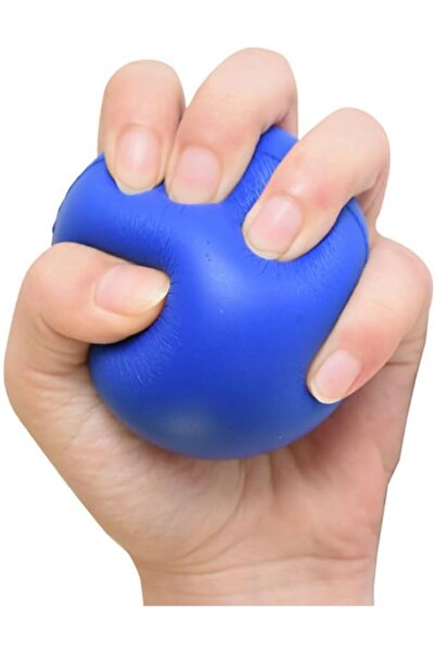 HEALLILY Hand Grip Ball: Stress Relief & Hand Exercise Ball, Blue, Polyuretha...