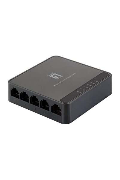 LEVEL ONE Switch GEU-0522, LevelOne, 5 porturi, 0/100/1000Mbps