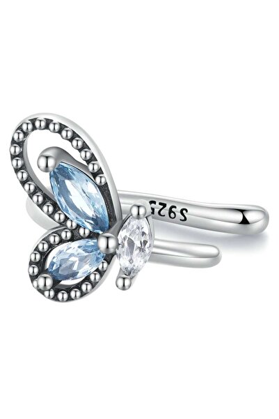 Trusky Cercel ear cuff fluture argint 925