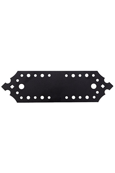 Evotools Placa Perforata Imbinare Lemn Negru Decorativ, Diametru 130x40x2.5mm...