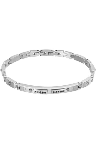 Police Bond Stainless Steel Link Chain Bracelet for Men